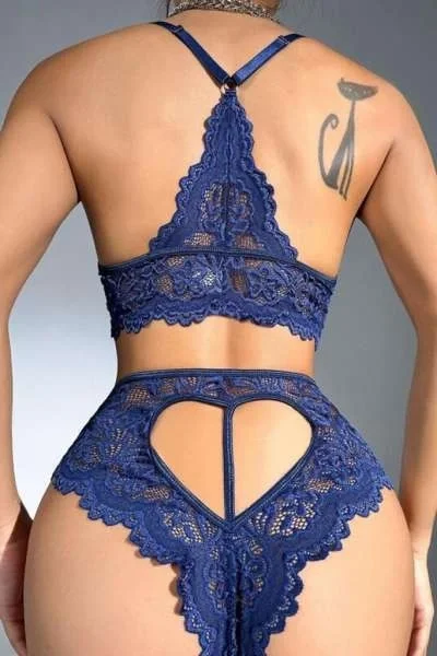 For Dreams 8455 Dantel Bralet Sütyen Takım görsel 2