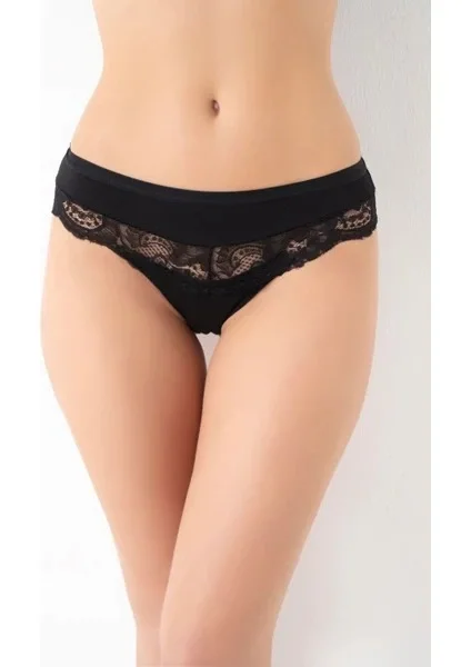 G-Box 932 Bayan Dantel Detaylı Cotton Bikini Külot