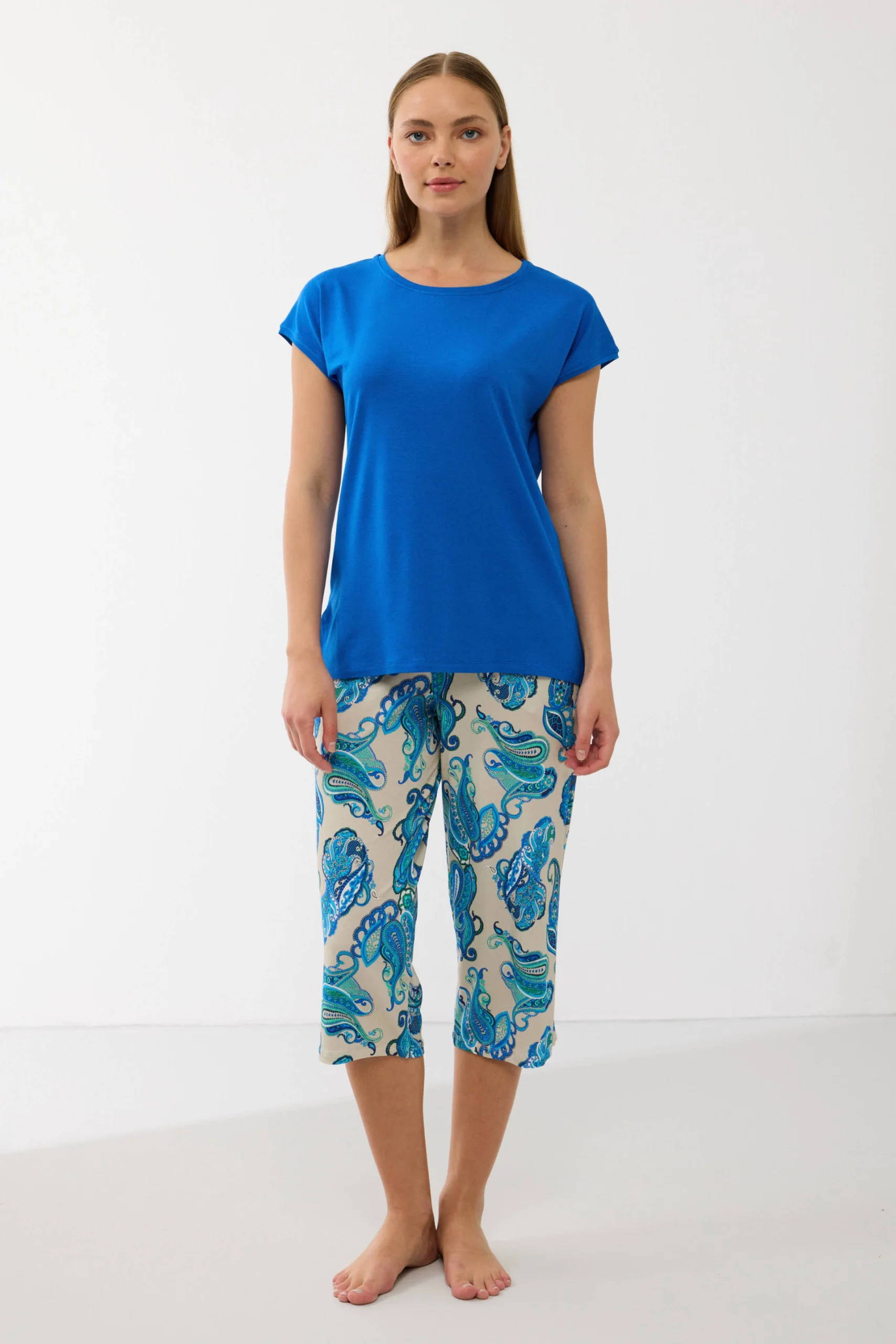 Anıl 11702 Kadın T-Shirt Ve Pantalon Takım