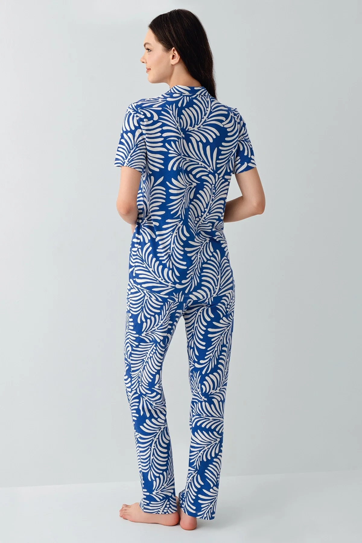 Arnetta 3607-S Kadın Gömlek Pijama Takım görsel 4