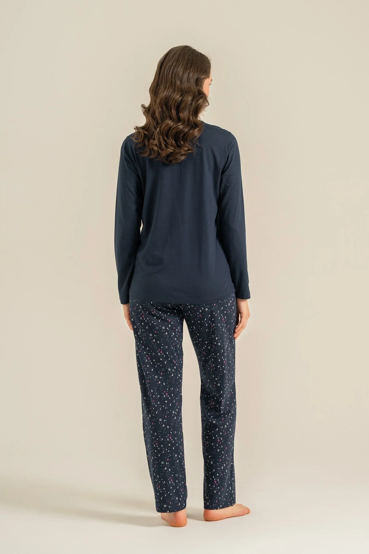 Arnetta Ar3775-X Kadın Uzun Kollu Pijama Takım görsel 8