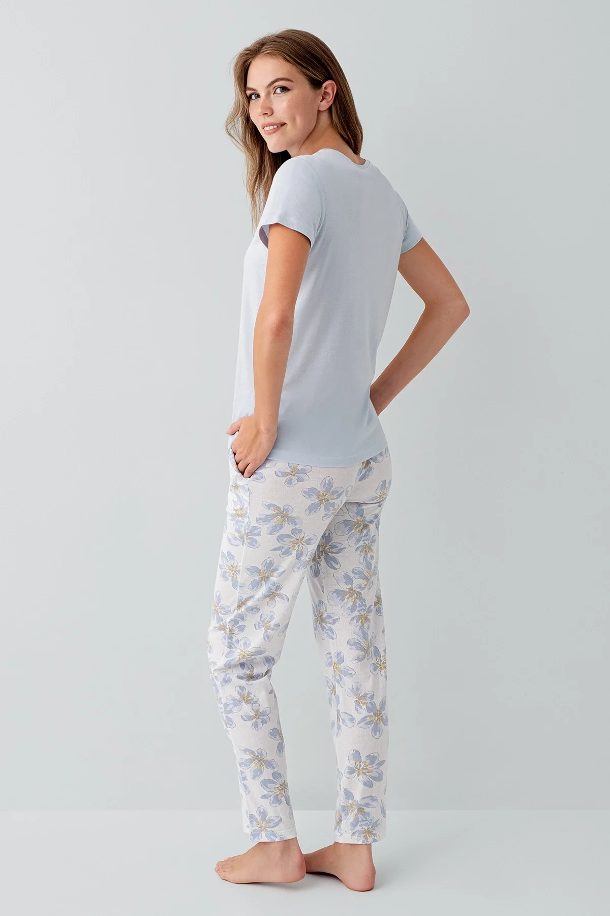 Arnetta 3622-S Kısa Kol Pijama Takımı görsel 4