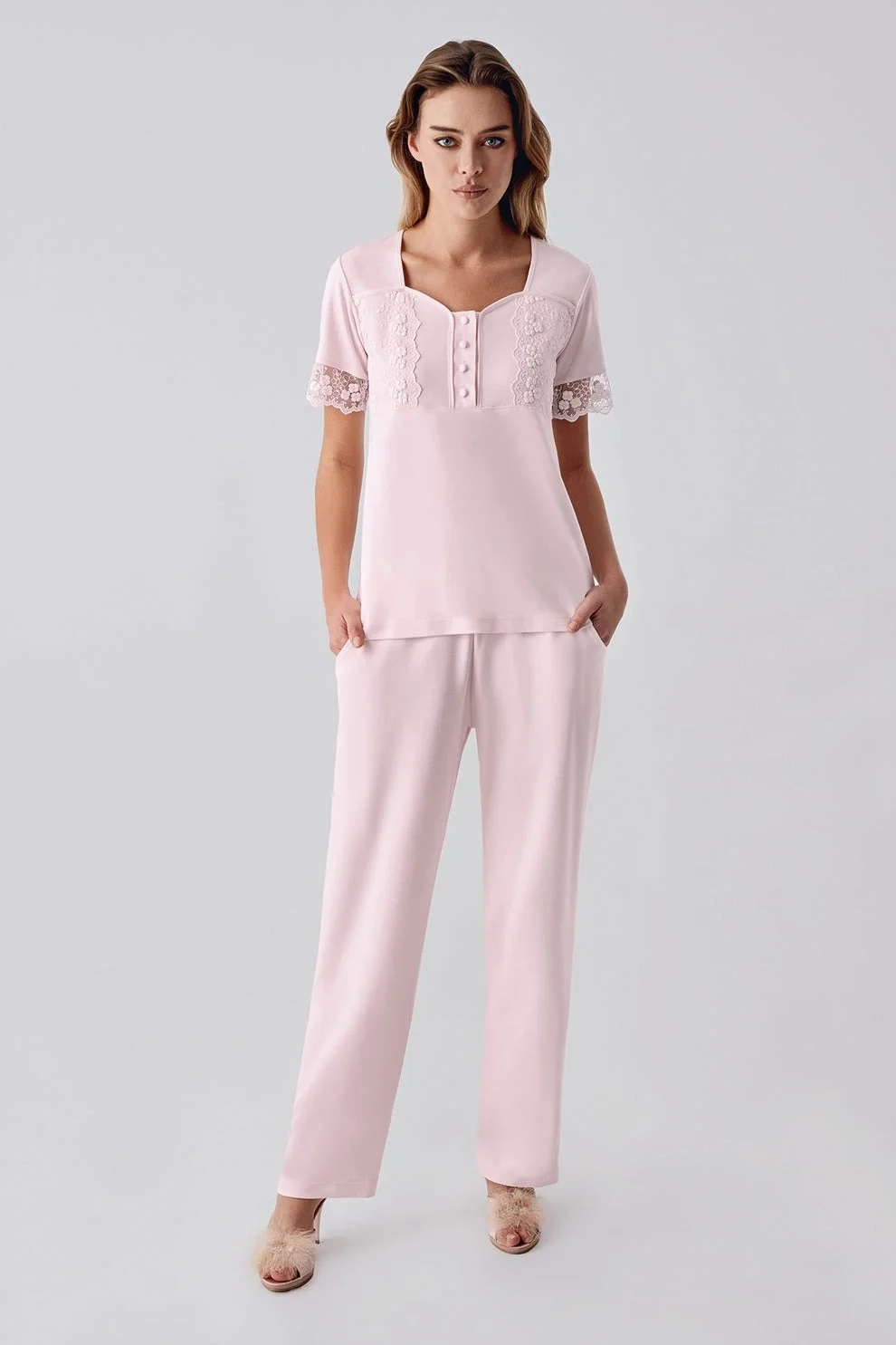 Freshness 321 Kadın Sabahlıklı Pijama Takımı görsel 2