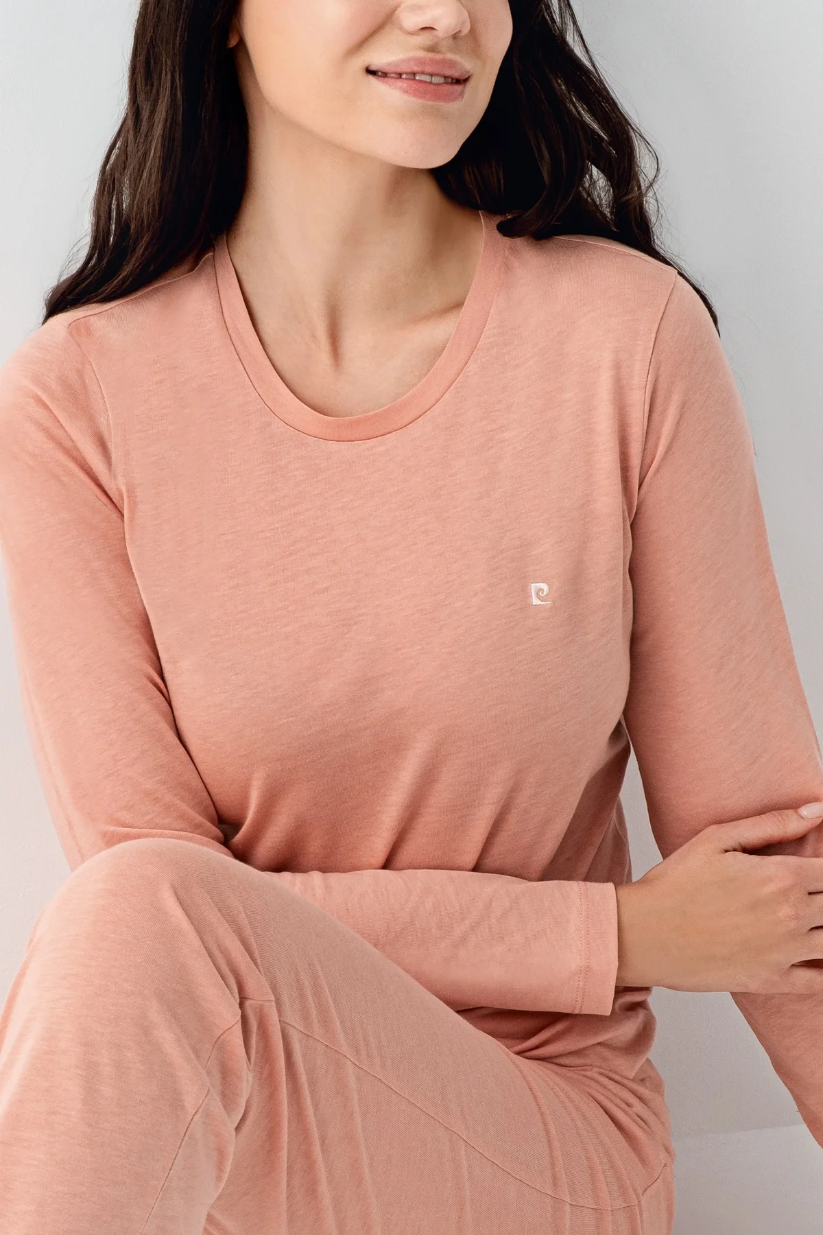 Pierre Cardin 9063-S Kadın Uzun Kol Pijama Takım görsel 3