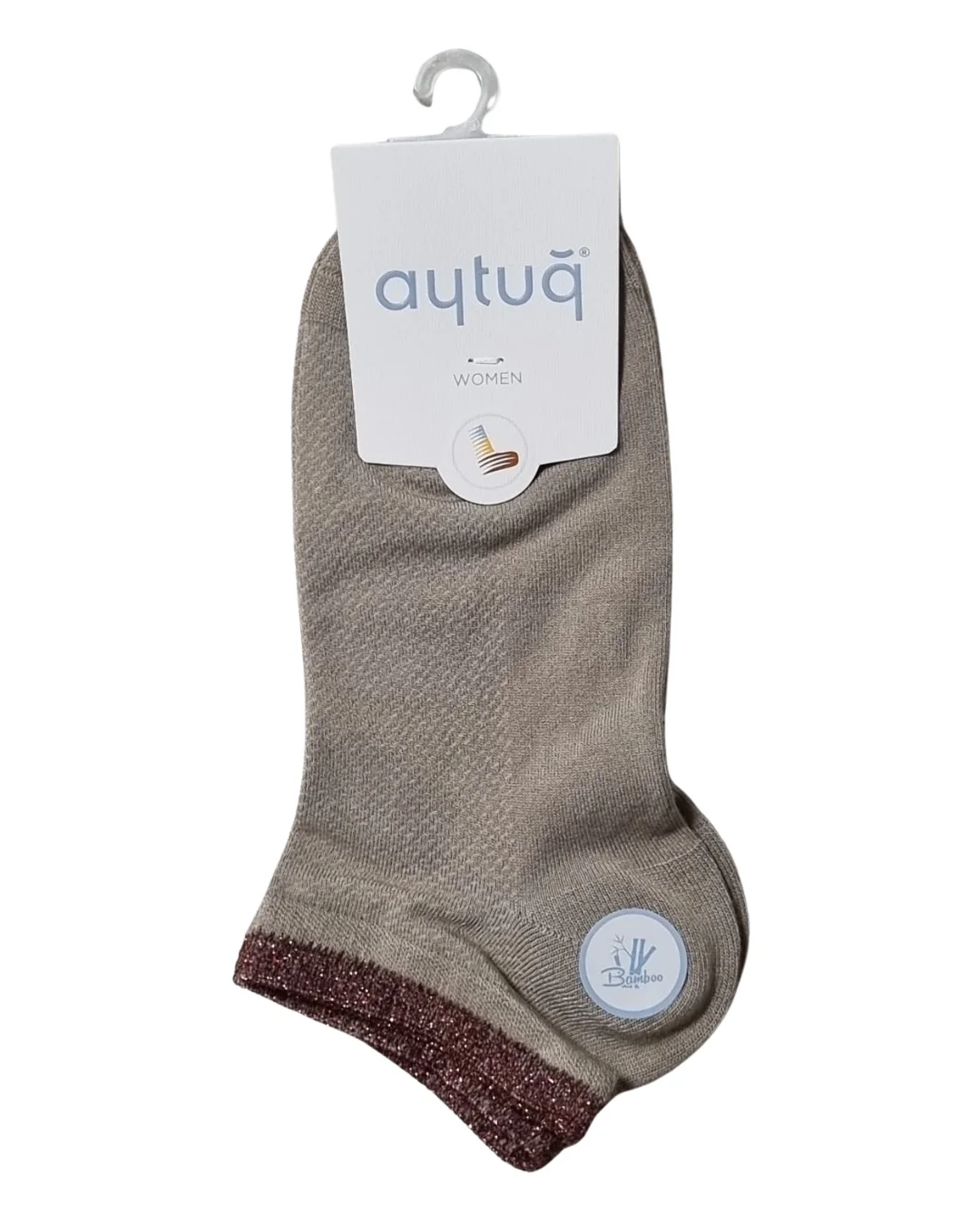 Aytuğ 34296 Kadın Bambu Patik Çorap görsel 2