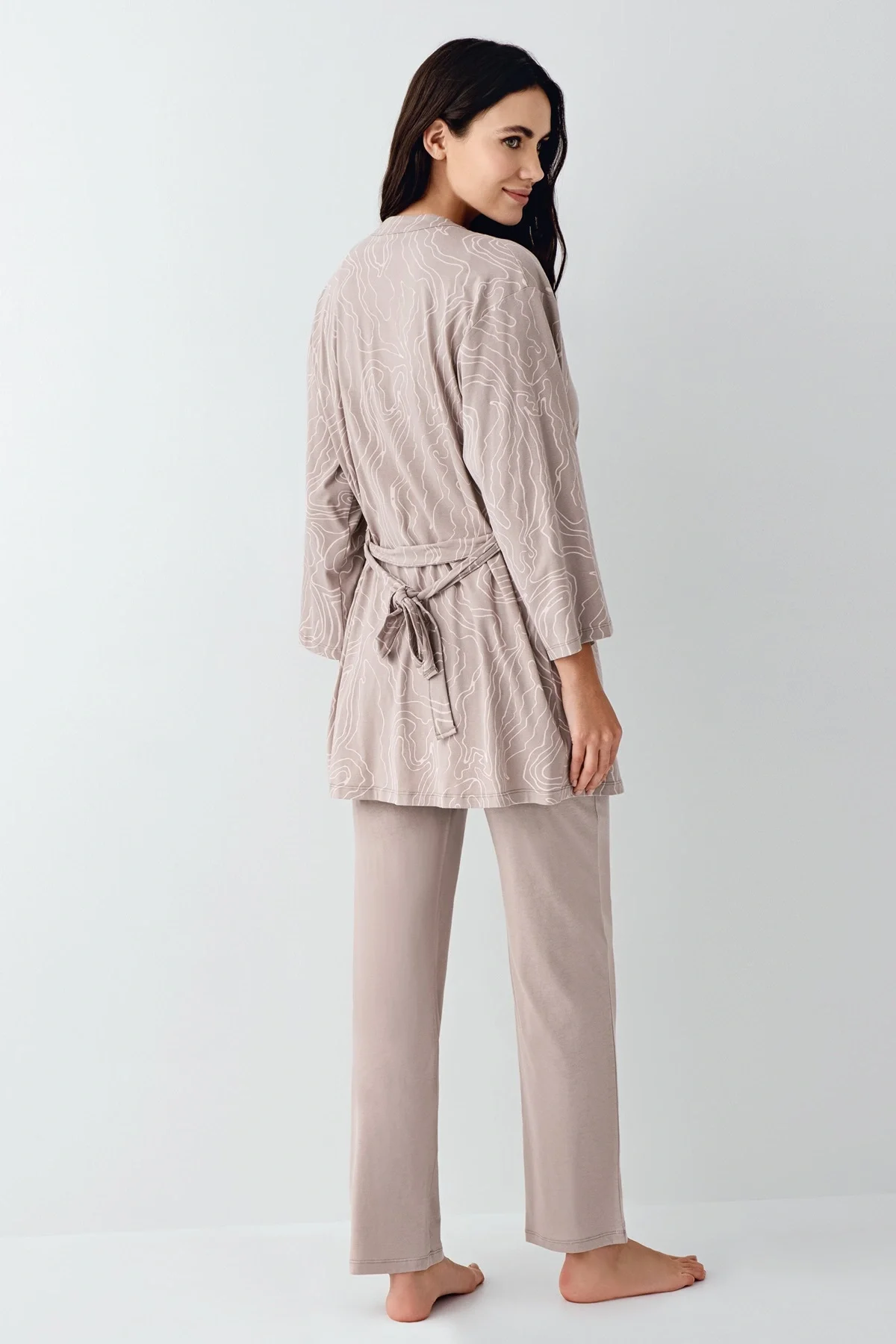 Pierre Cardin 9099-S 3'lü Pijama Takımı görsel 5