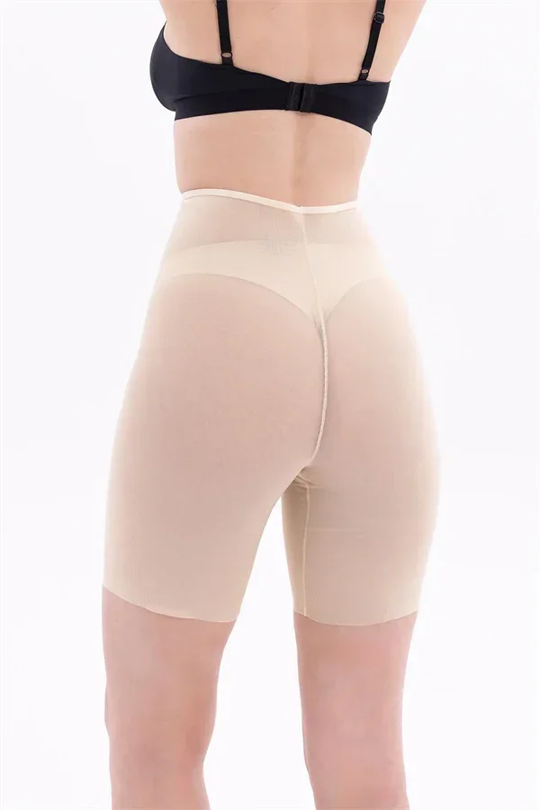 Ten Lazer Tül Toparlayıcı Paçalı Boxer Hayalet Korse görsel 4