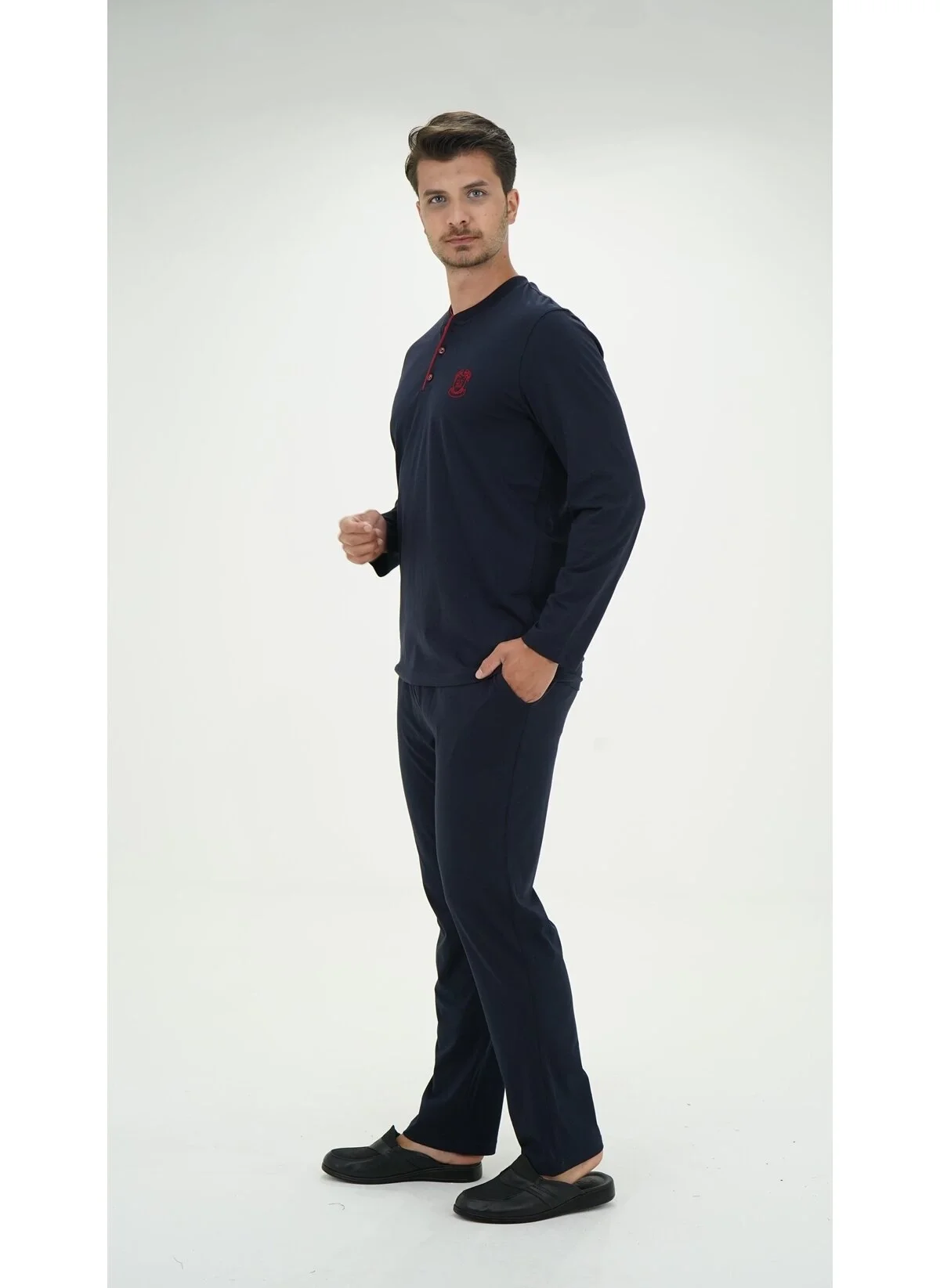 D'S Damat 01005 Uzun Kol Pijama Takımı görsel 2