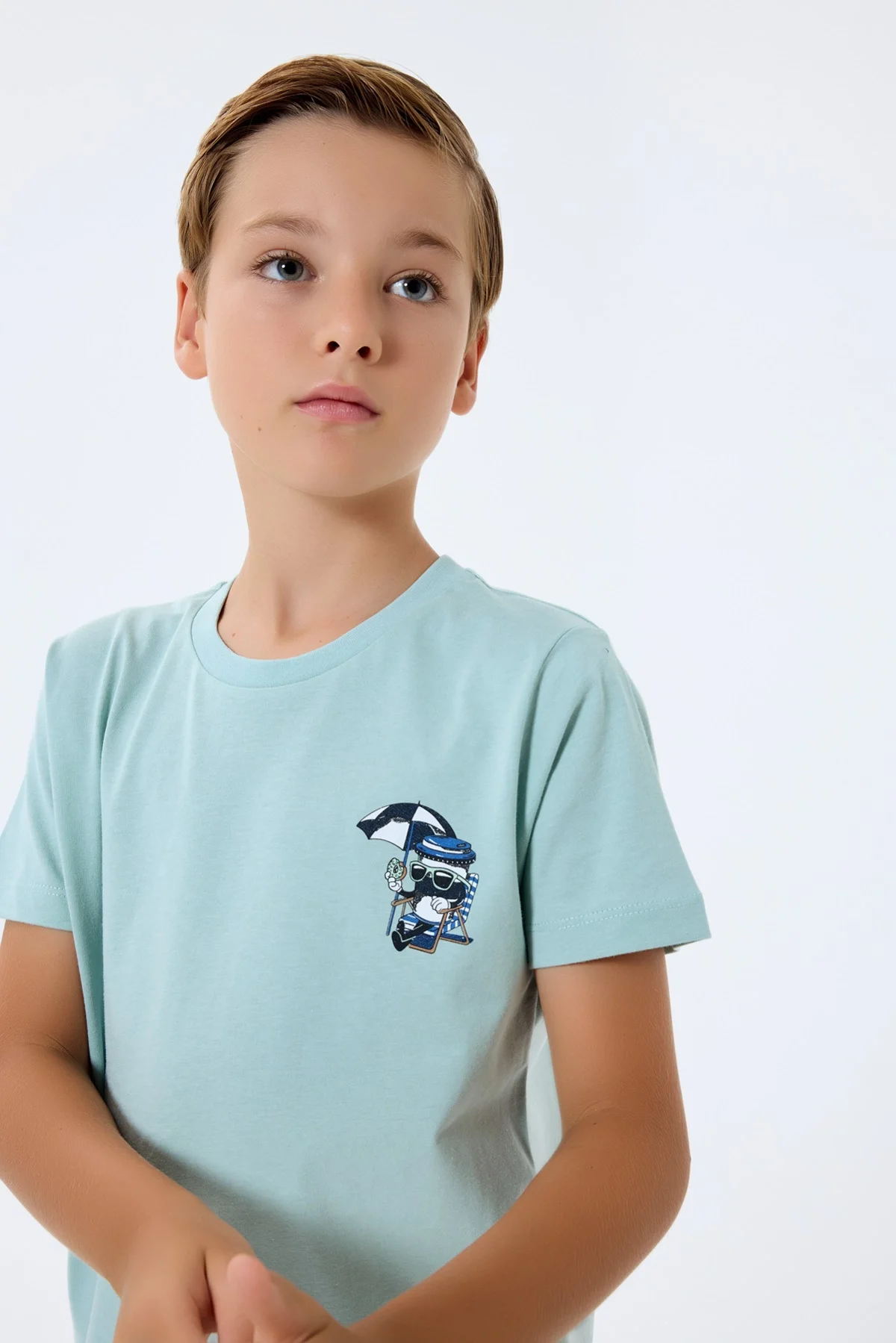 RolyPoly 3813-G Erkek Çocuk Kısa Kol Pijama Takımı görsel 4