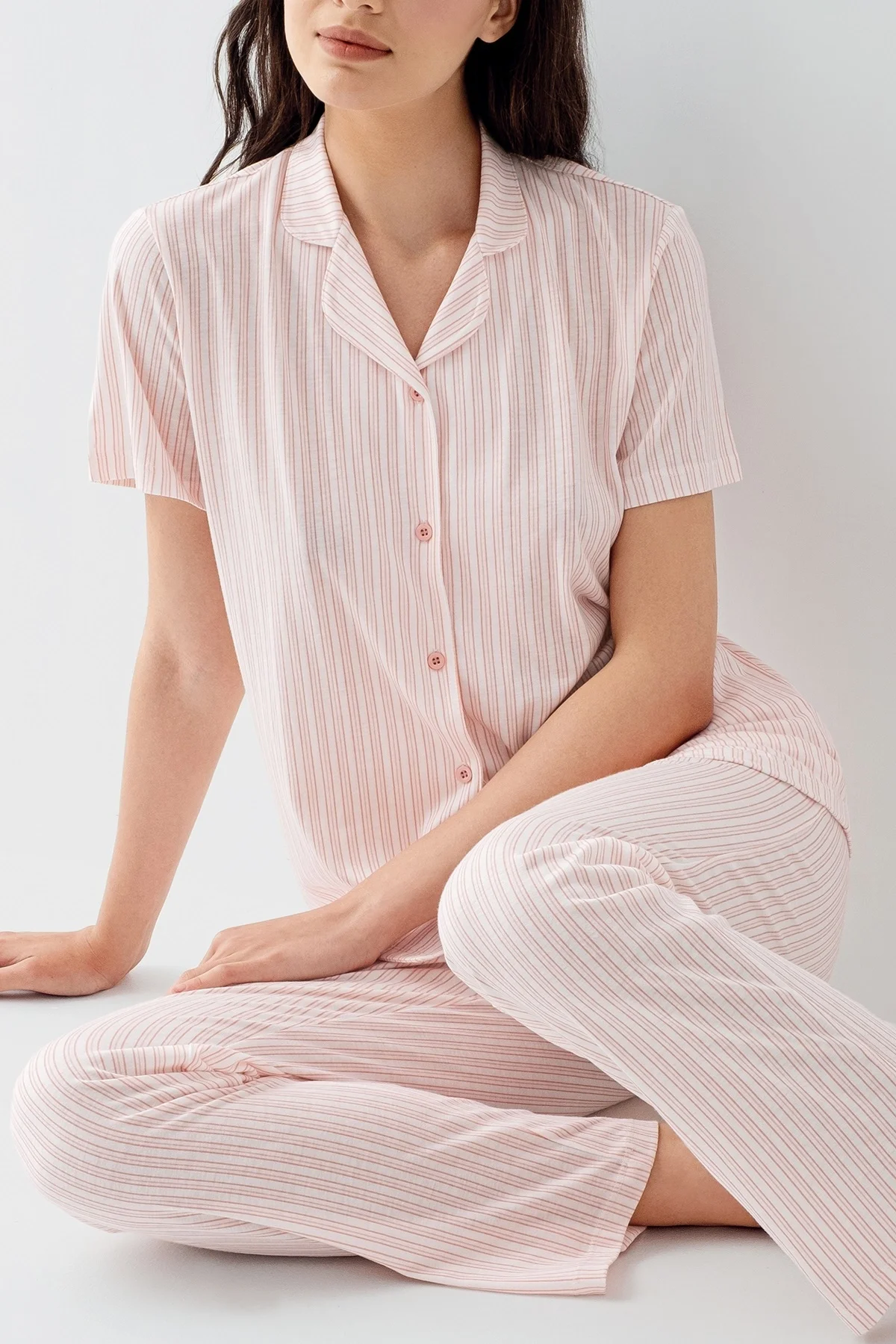 Arnetta 3594-S Kadın Gömlek Pijama Takım görsel 3