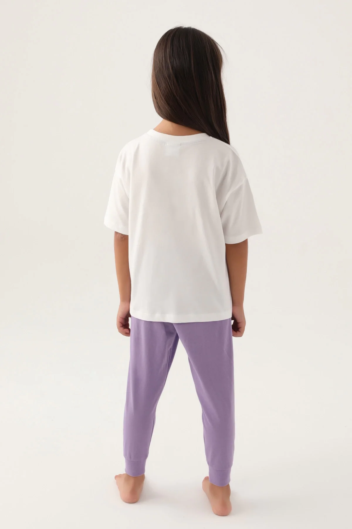 US Polo 1818-G Kız Çocuk Pijama Takım görsel 2