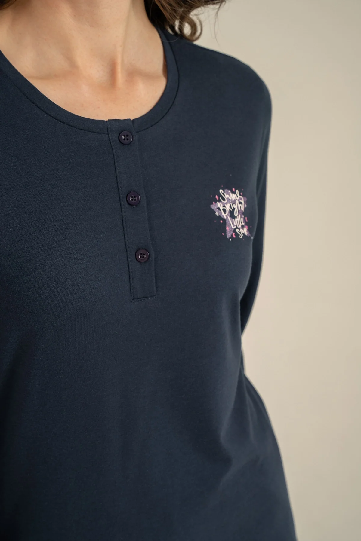 Arnetta Ar3775-S Kadın Uzun Kollu Pijama Takım görsel 6