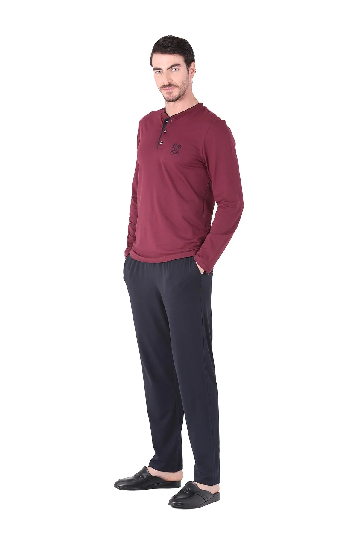 D'S Damat 221001 Uzun Kol Pijama Takımı görsel 2