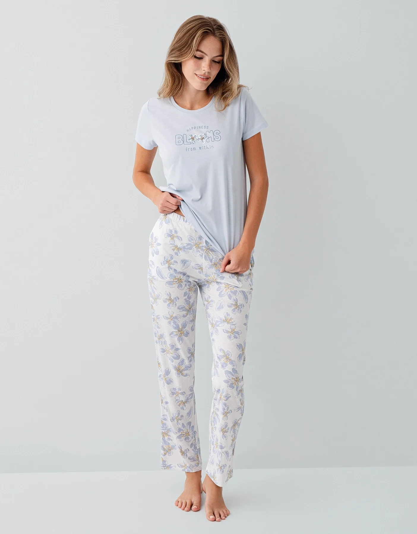 Arnetta 3622-S Kısa Kol Pijama Takımı görsel 2