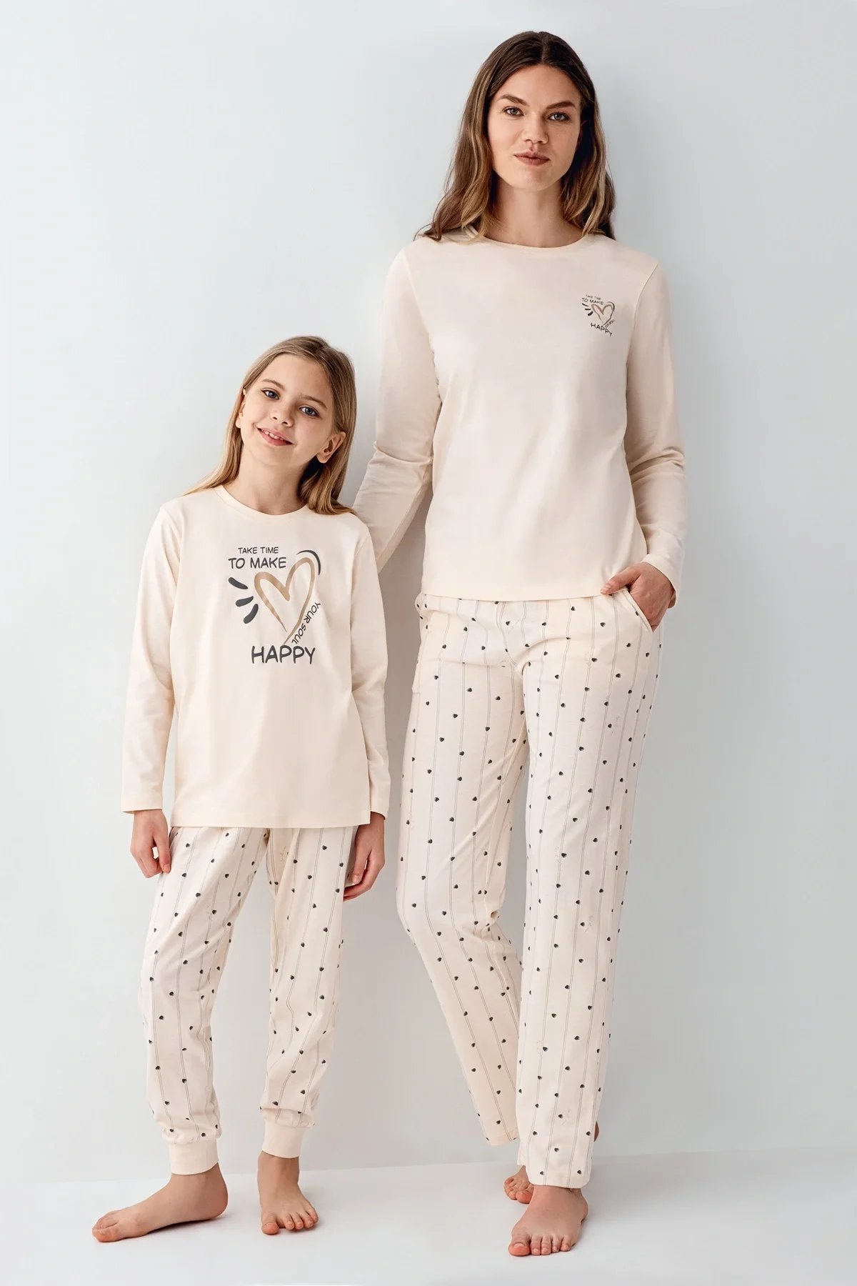 Arnetta 3434-2 Kız Çocuk Uzun Kol Pijama Takım görsel 5