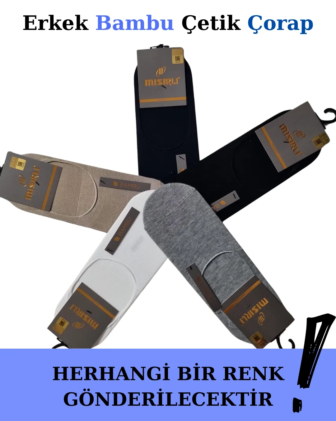 Mısırlı 62300 Erkek Bambu Çetik Çorabı