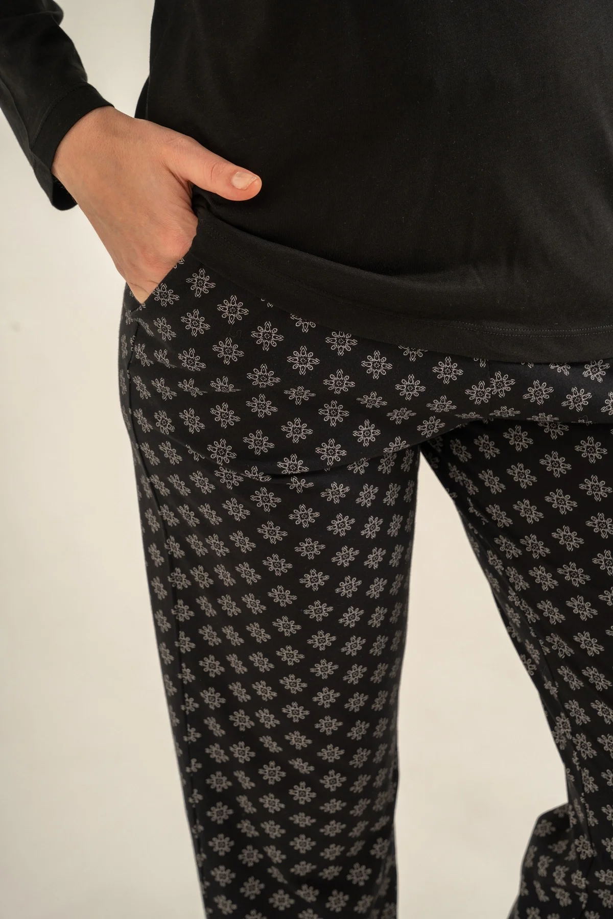 Pierre Cardin Pc9289-S Kadın Uzun Kollu Pijama Takımı görsel 7