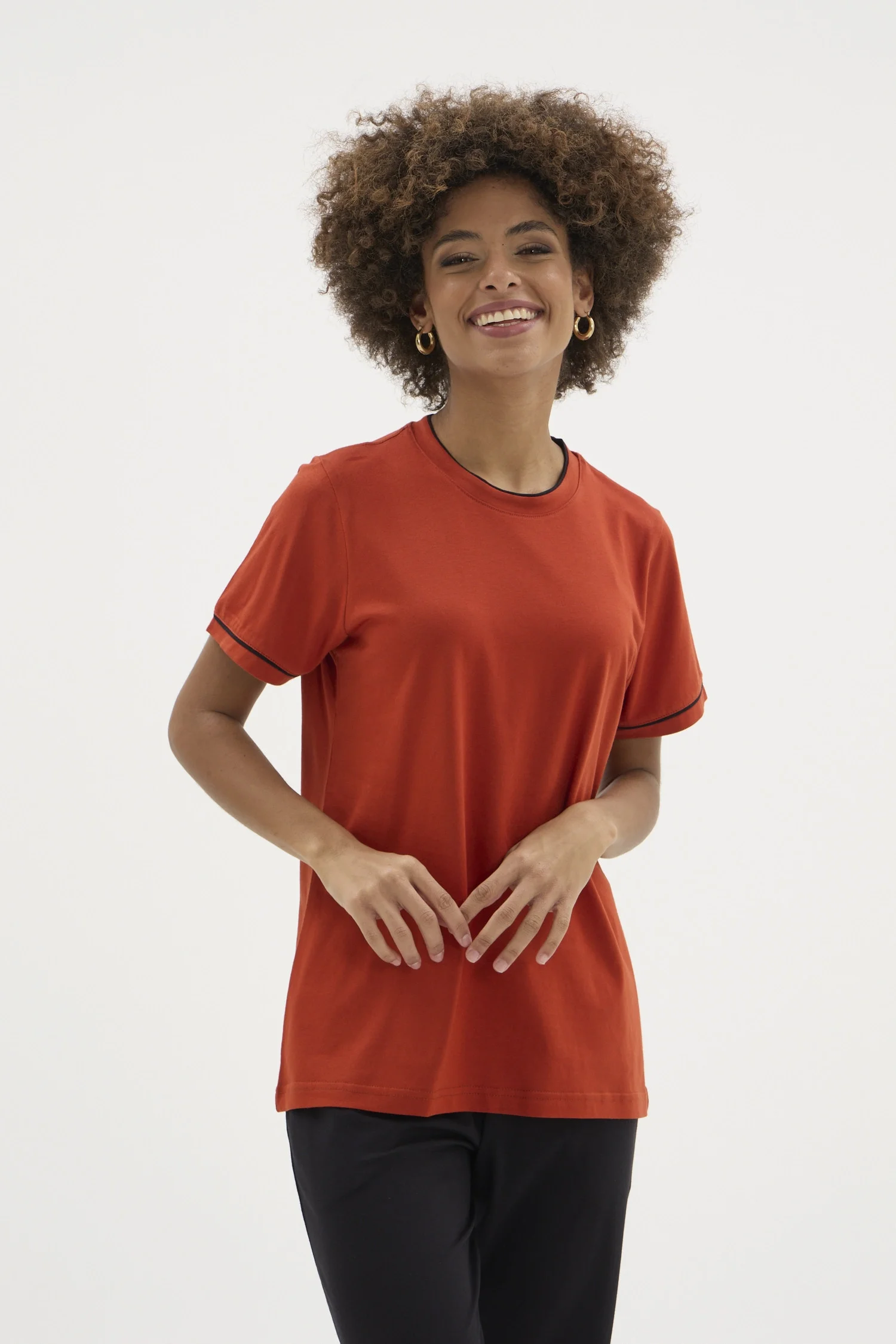 Kocabey KKT-26156K Kadın O Yaka Pijama Takımı
