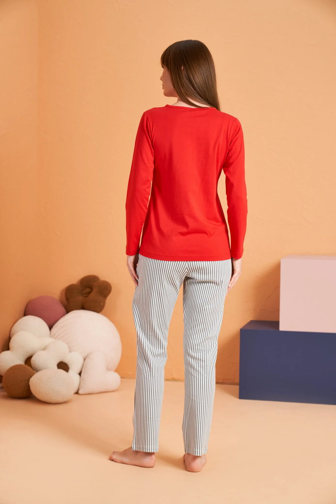 Pjs 28062 Kadın Patlı Pijama Takım görsel 3