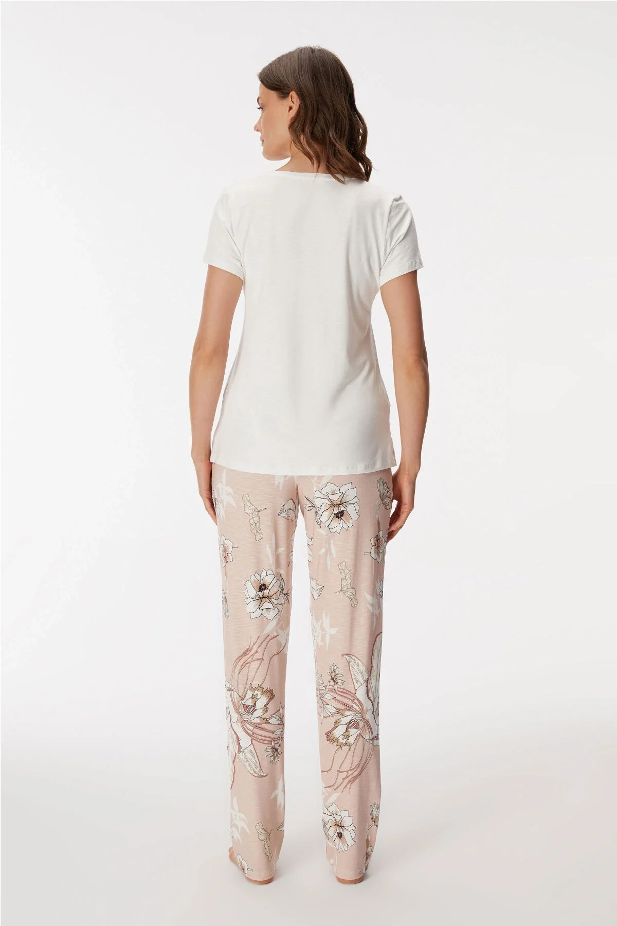 Anıl 11396 Kadın T-Shirt Ve Pantalon Takım görsel 3
