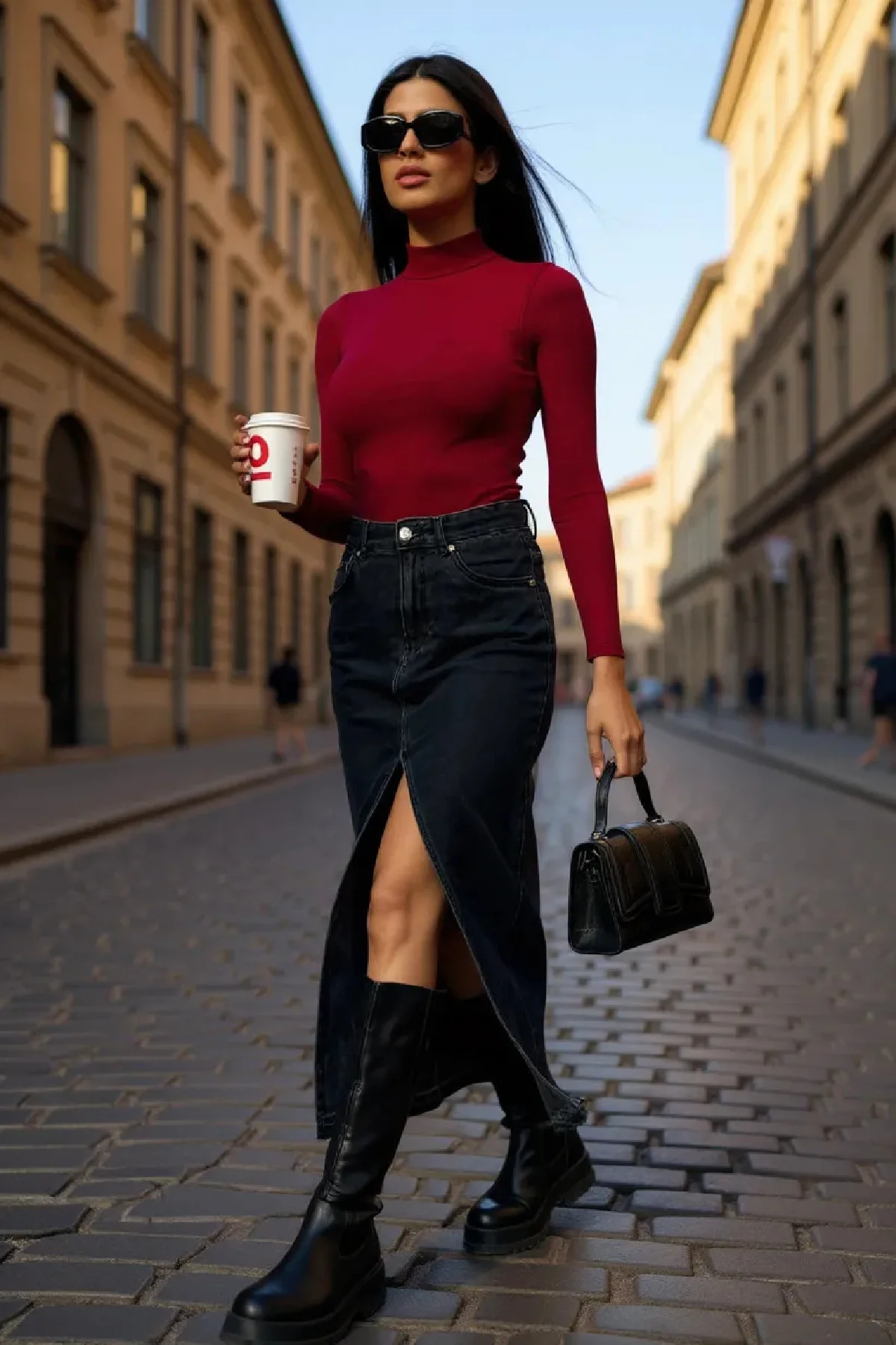 Kadın Bordo Kolsuz Balıkçı Yaka Basic Bluz görsel 8