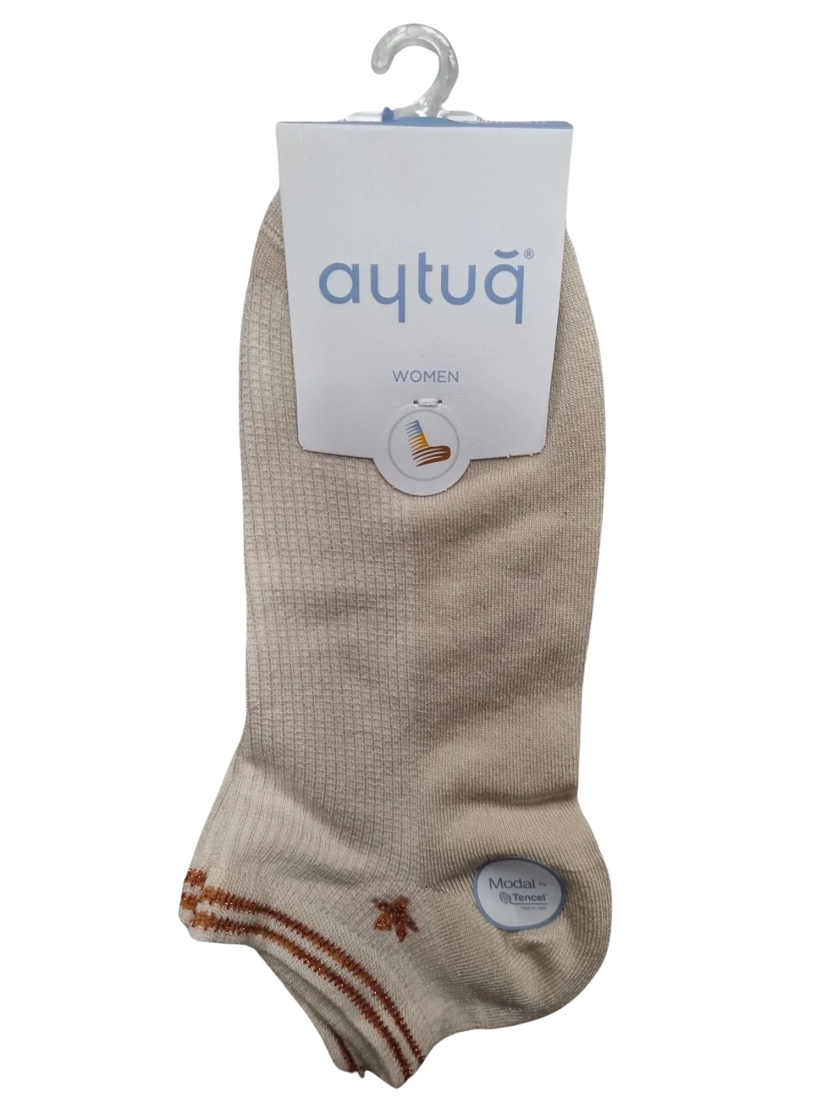 Aytuğ 33285 Kadın Modal Patik Çorap görsel 5