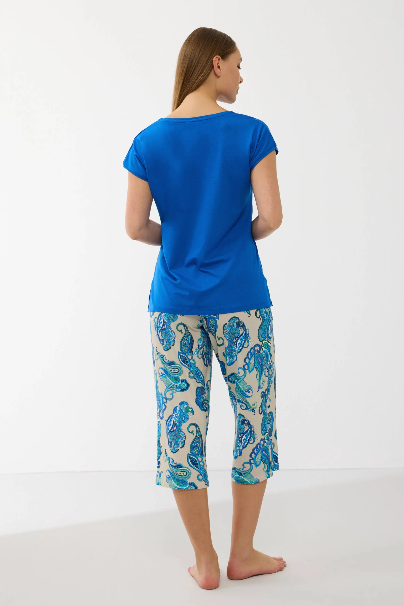 Anıl 11702 Kadın T-Shirt Ve Pantalon Takım görsel 2