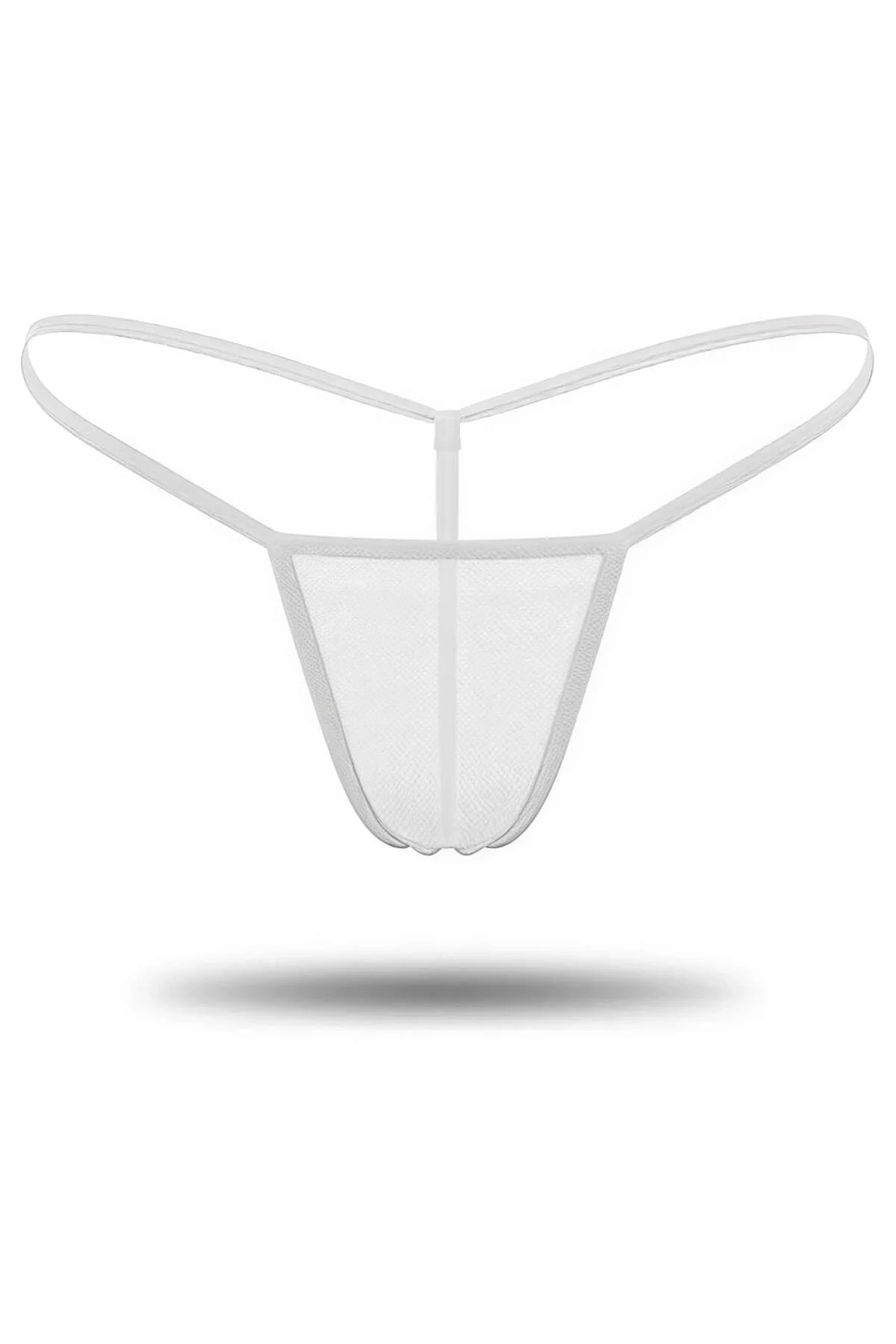 Beyaz Tül String Tanga TM0368