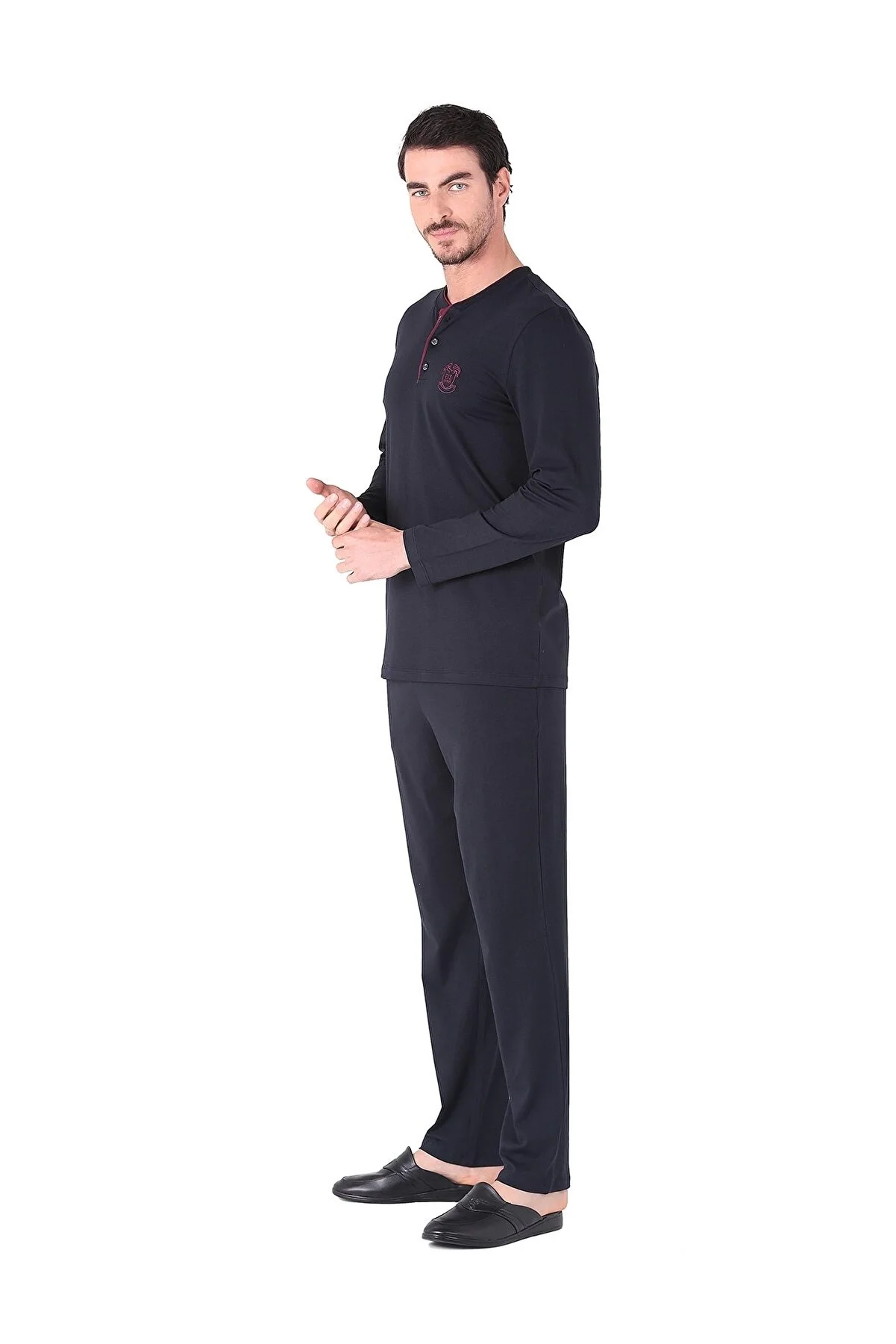 D'S Damat 221001 Uzun Kol Pijama Takımı görsel 2