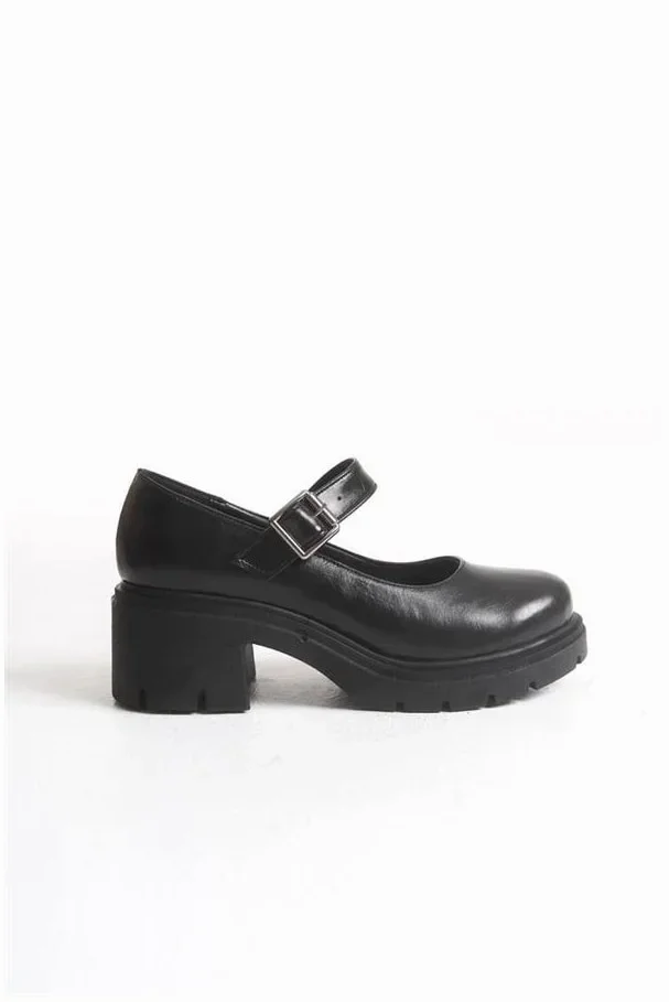 Kadın Rugan Loafer Kırışık Tokalı Ayakkabı Ayakkabı Tabanlı Yüksek Casual Koruma görsel 5
