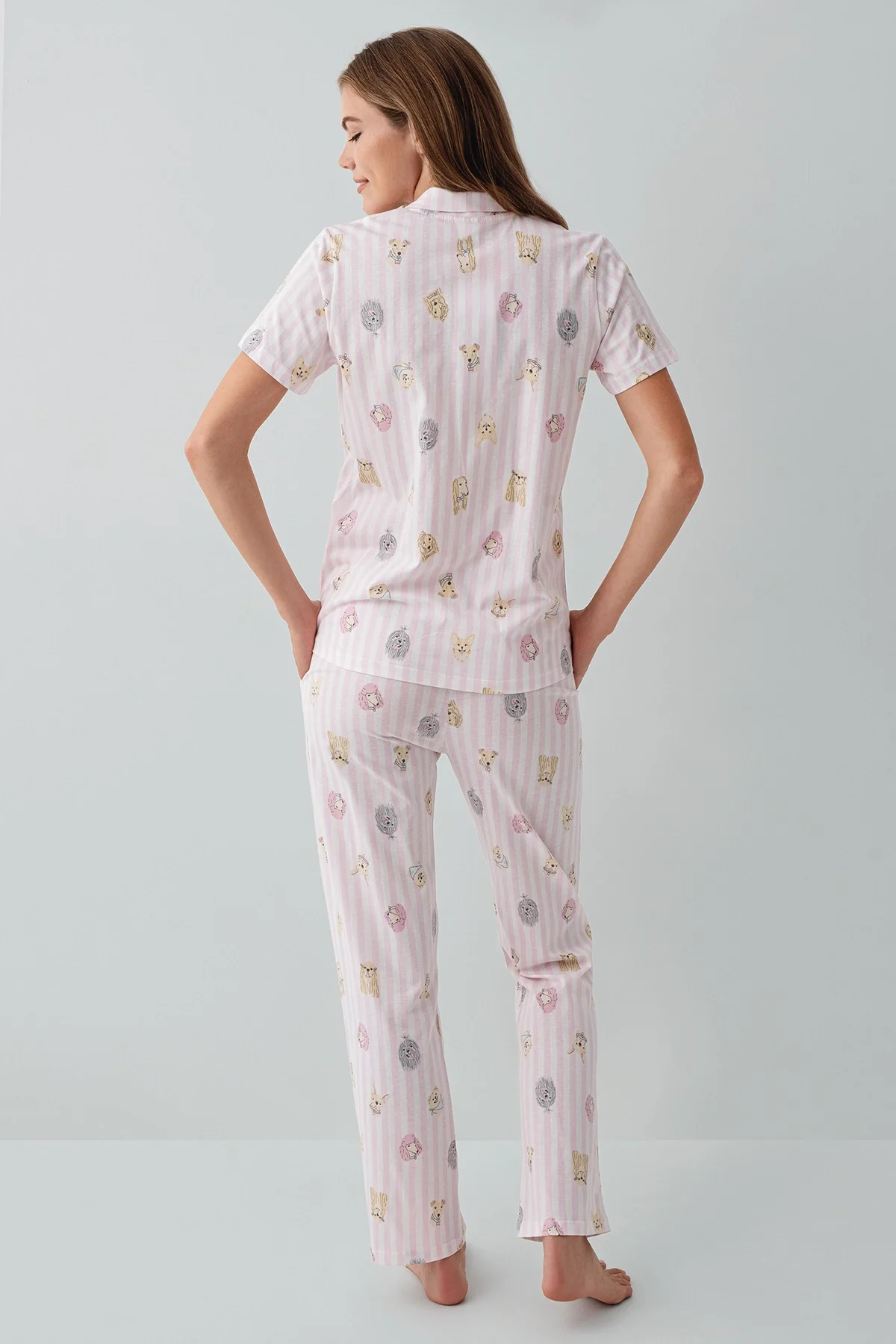 RolyPoly 3809-S Kadın Gömlek Pijama Takım görsel 4