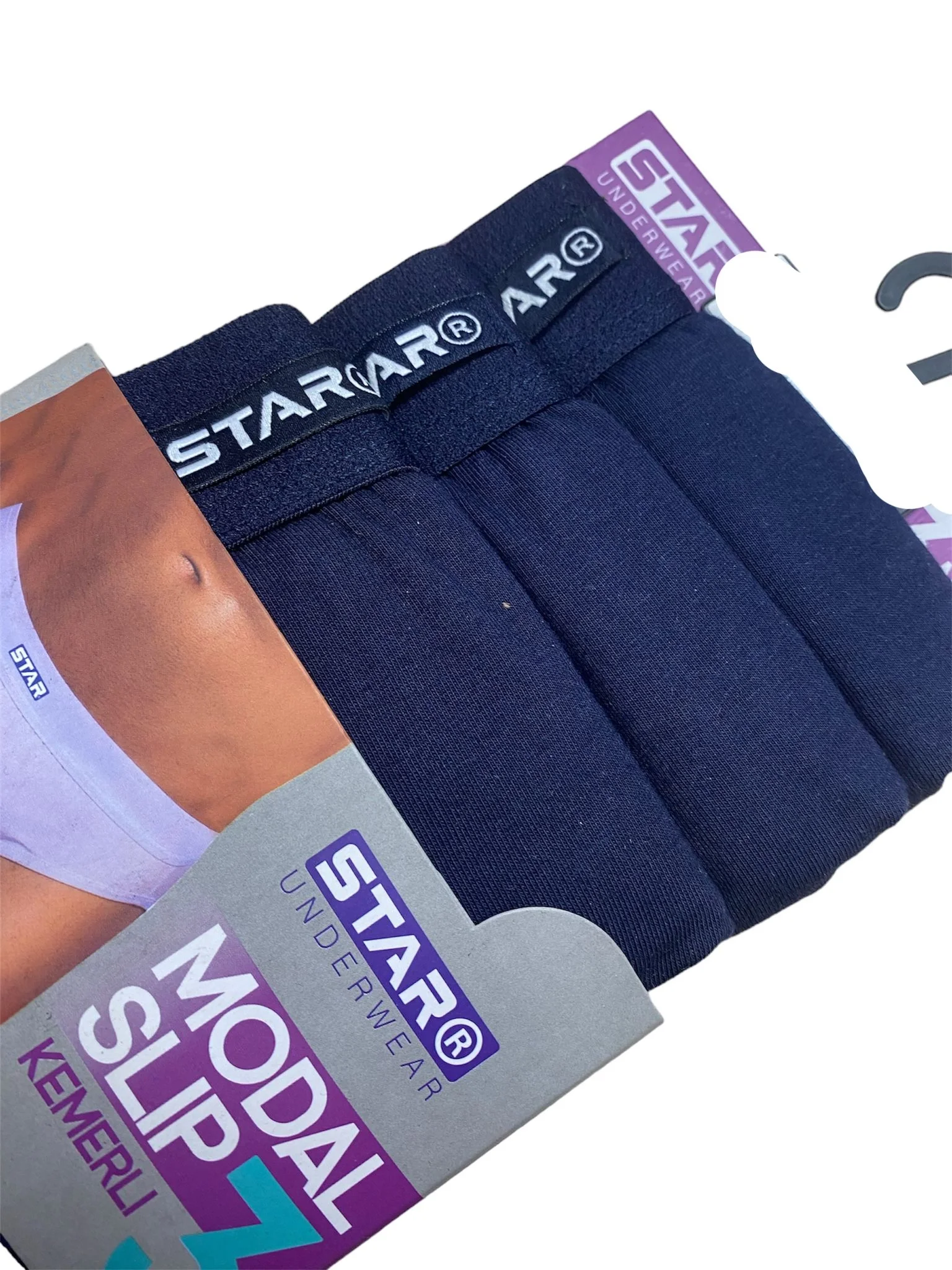Star 109 Erkek 3'lü Modal Slip görsel 3
