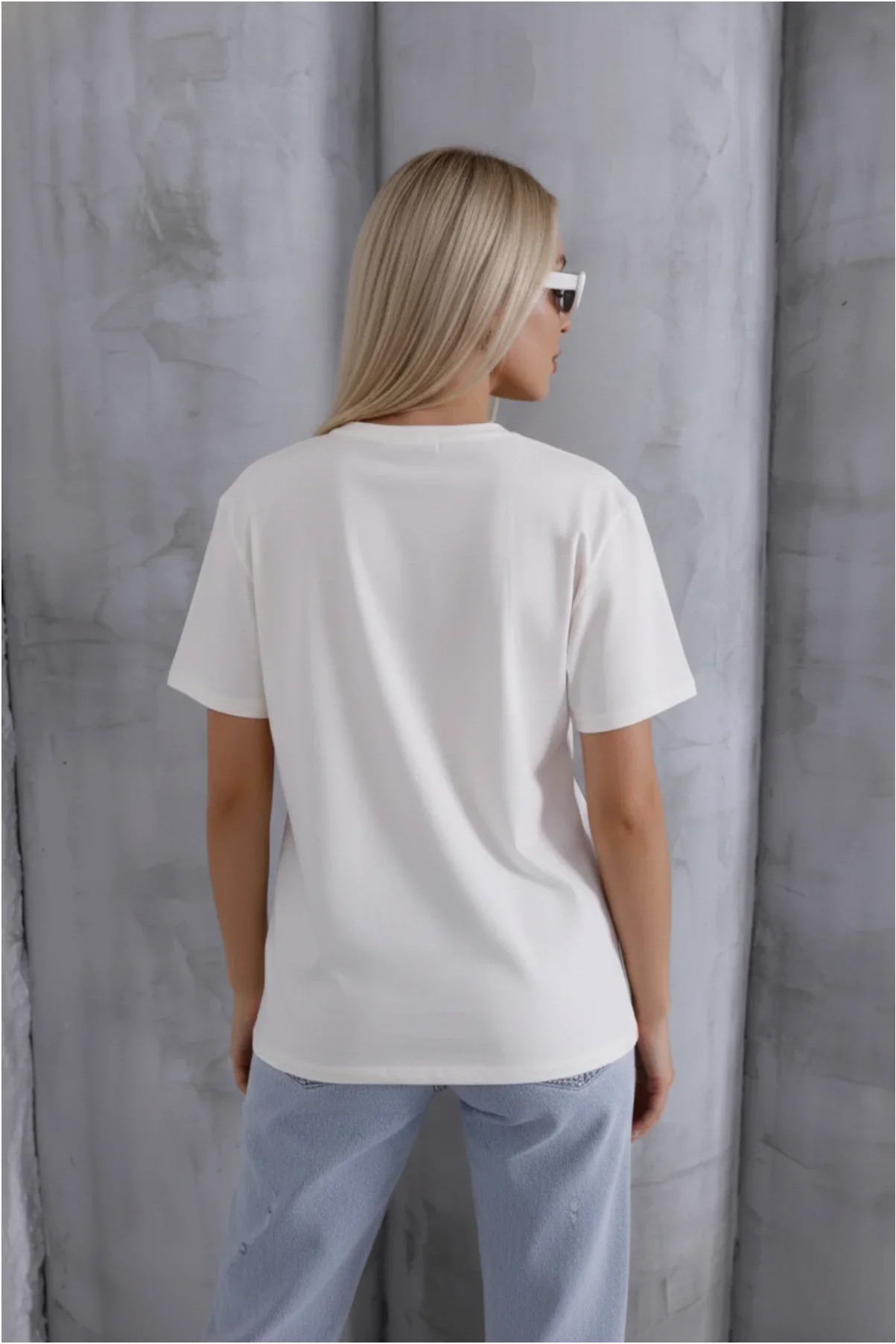 Kadın Ayarlanabilir Boy İp Detaylı T-Shirt görsel 3