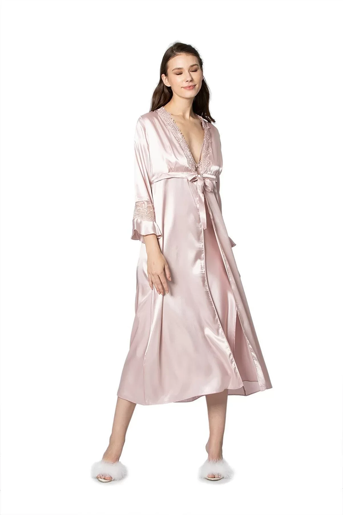 Pierre Cardin 6025 Kısa Gecelikli 6'lı Set görsel 2