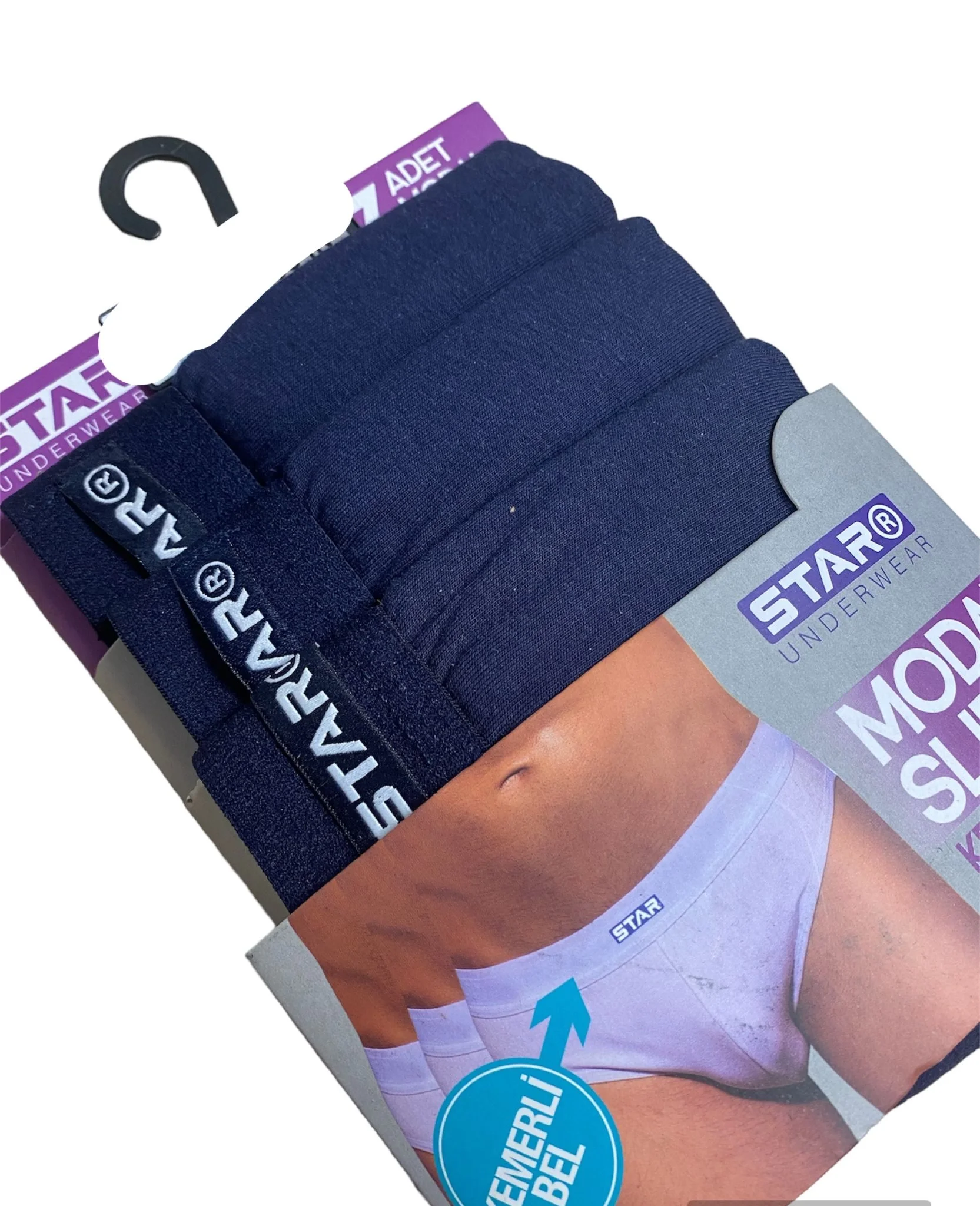 Star 109 Erkek 3'lü Modal Slip görsel 4