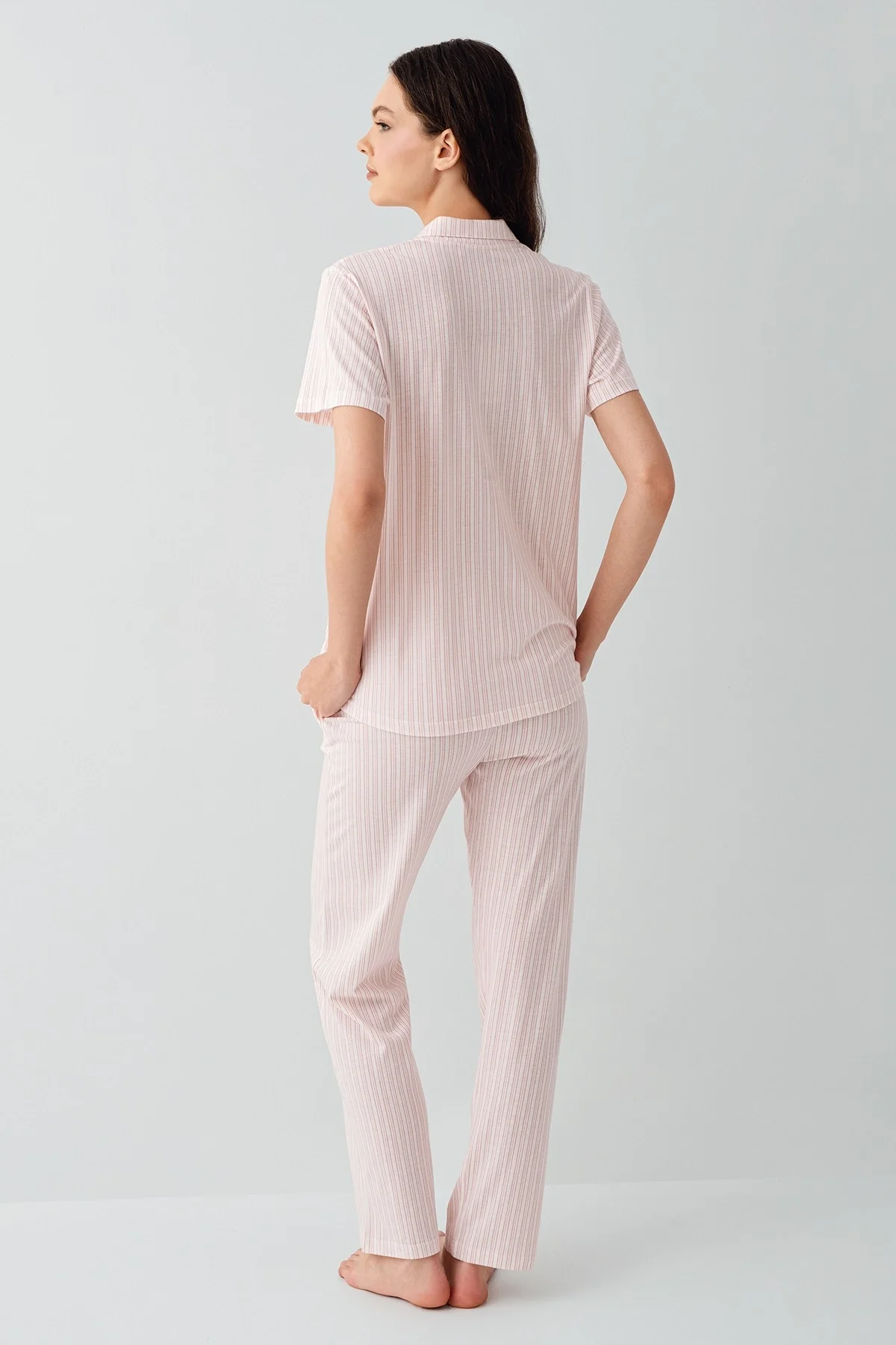 Arnetta 3594-S Kadın Gömlek Pijama Takım görsel 4