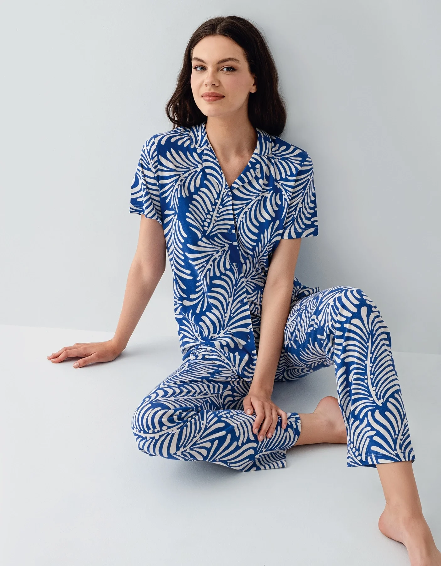 Arnetta 3607-S Kadın Gömlek Pijama Takım