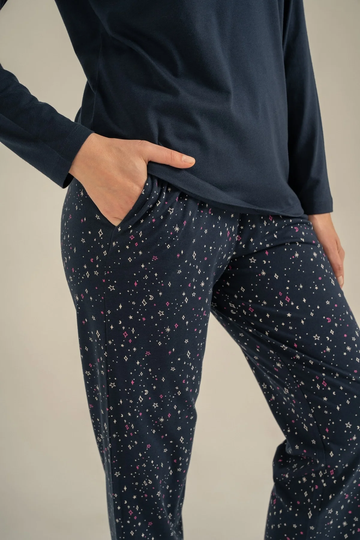 Arnetta Ar3775-S Kadın Uzun Kollu Pijama Takım görsel 7