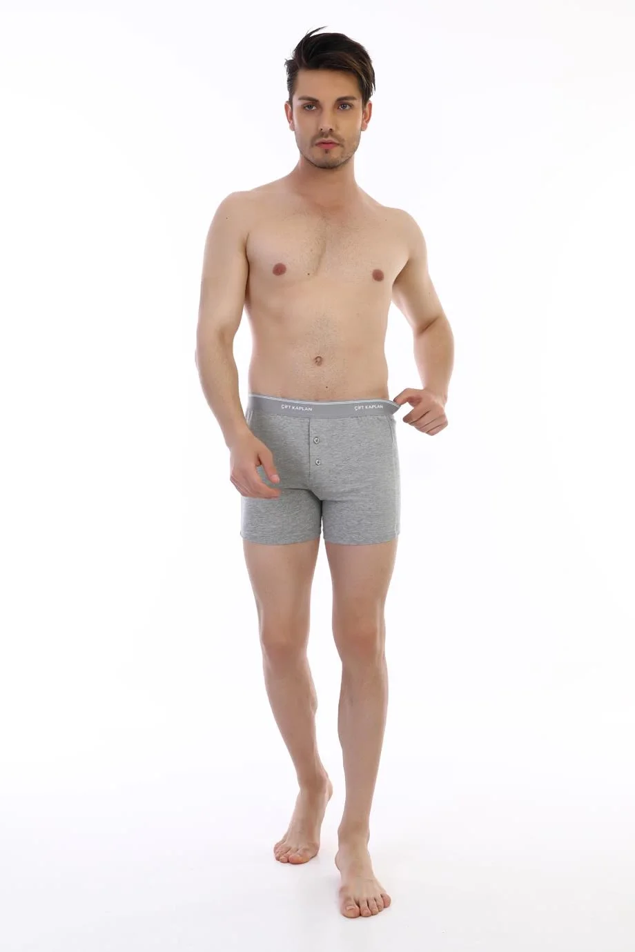 Çift Kaplan 880 Elastanlı Erkek Boxer görsel 2