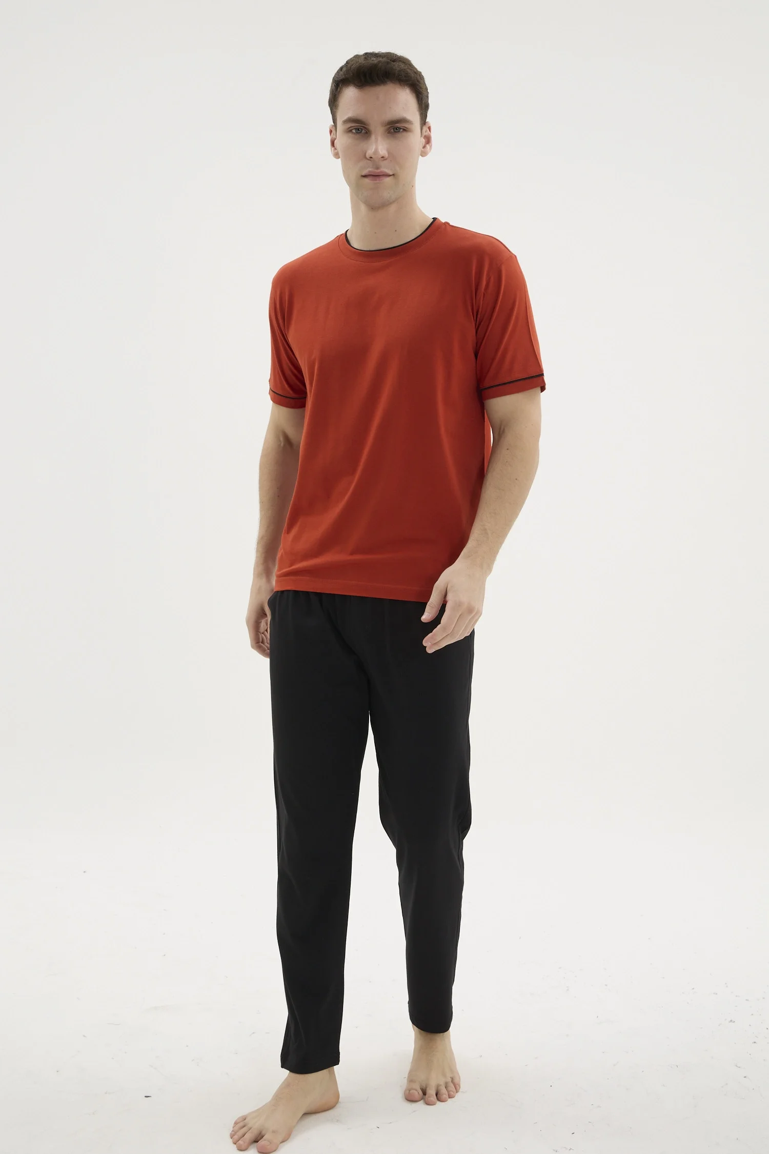 Kocabey KKT-26156 Erkek O Yaka Pijama Takımı