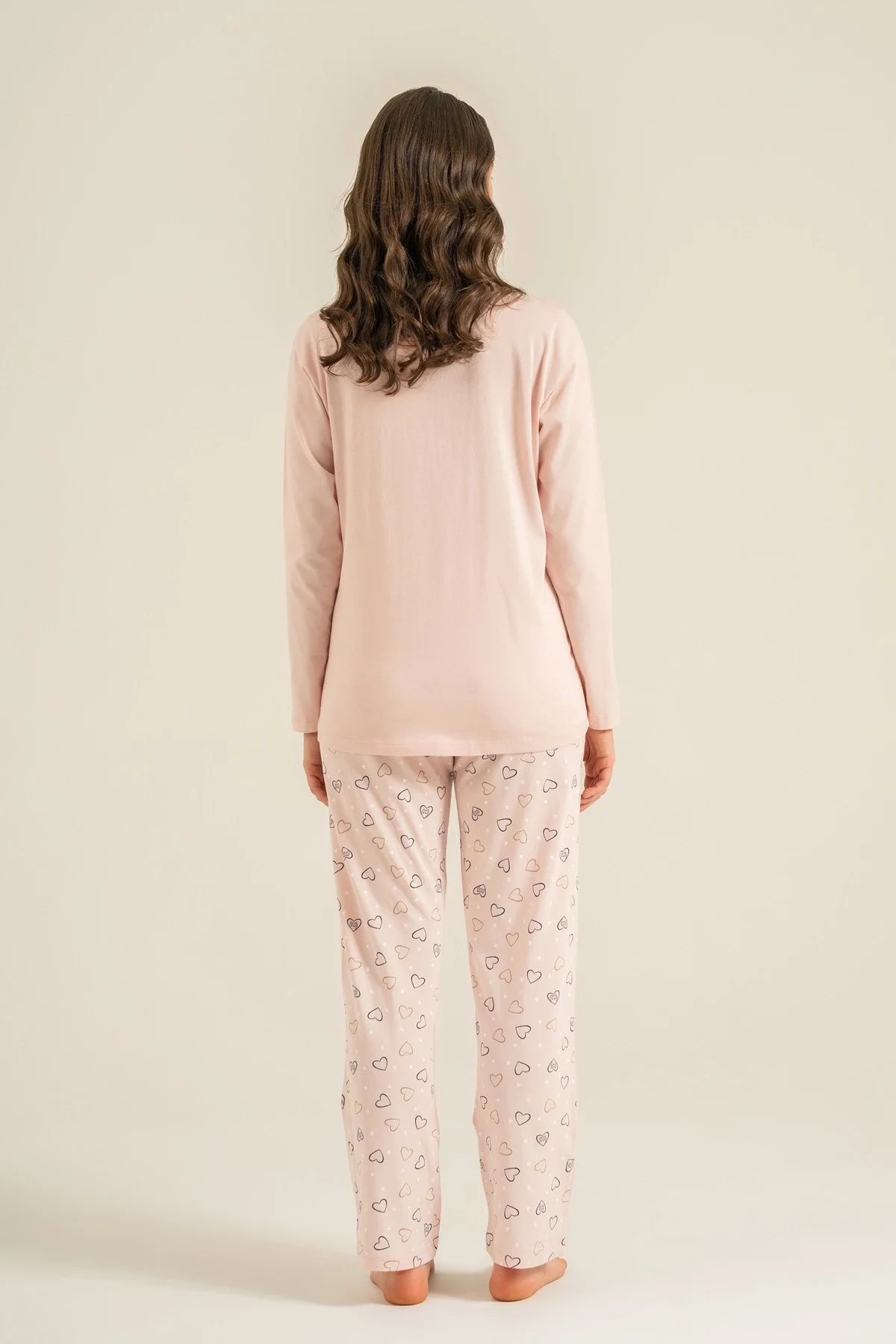 Rolypoly Rp3902-S Kadın Uzun Kol Pijama Takım görsel 6