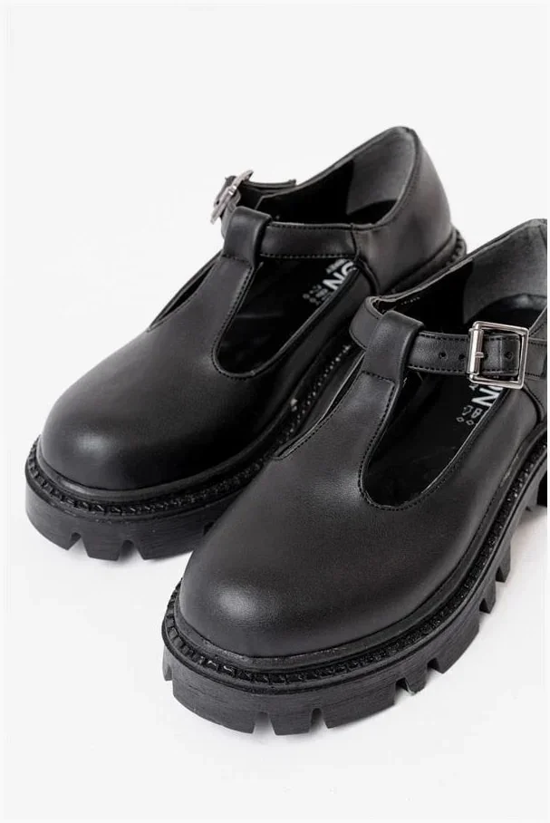 Kadın Loafer Ayakkabı Ayakkabı Bağcıksız Tabanlı Yumuşak Yüksek Casual görsel 3