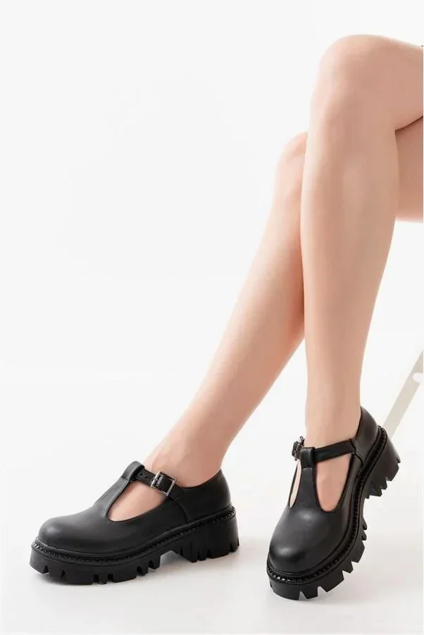 Kadın Loafer Ayakkabı Ayakkabı Bağcıksız Tabanlı Yumuşak Yüksek Casual
