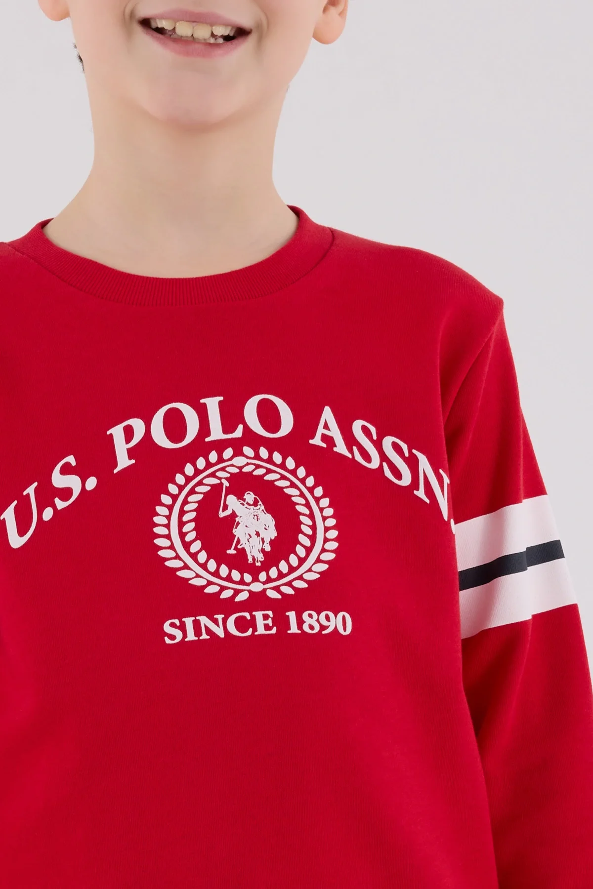 U.S. Polo Assn Kids 2201-G Erkek Çocuk Eşofman Takımı görsel 4