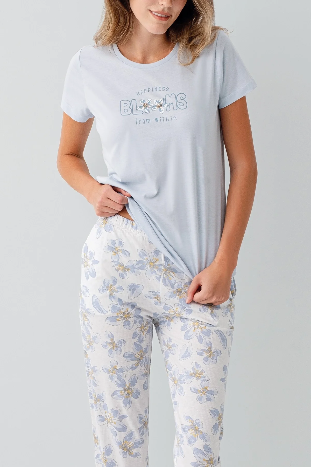 Arnetta 3622-S Kısa Kol Pijama Takımı görsel 3