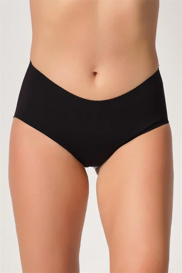 Siyah MI 2702 Lazer Kesim Toparlayıcı Mama Slip Korse