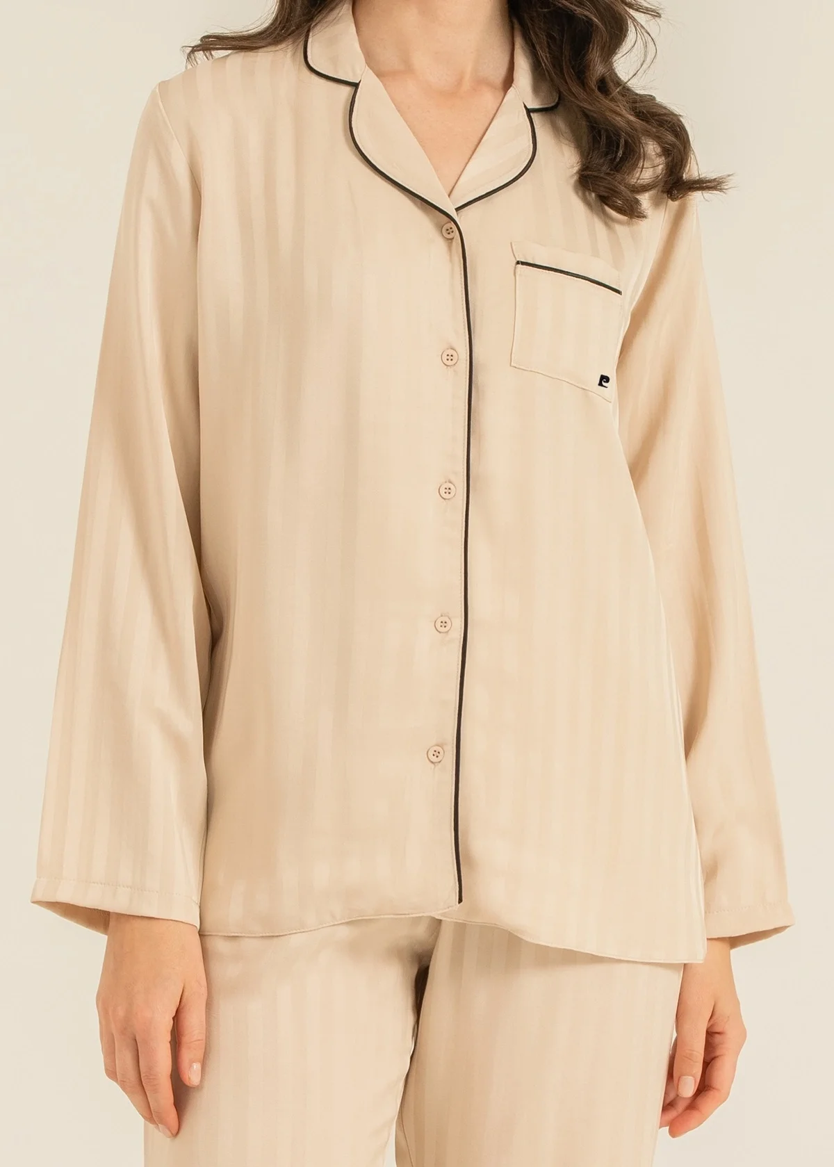 Pierre Cardin 9305-S Kadın Uzun Kol Pijama Takımı görsel 7