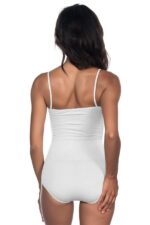Beyaz MI Emay 1923 Soft İp Askılı Çıtçıtlı Body - Görsel 3