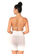 Beyaz MI Emay 2017 Düşük Bel Double Pantalon Korse - Görsel 3