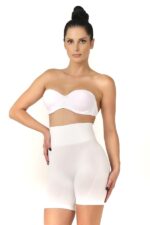 Beyaz MI Emay 2017 Düşük Bel Double Pantalon Korse - Görsel 2